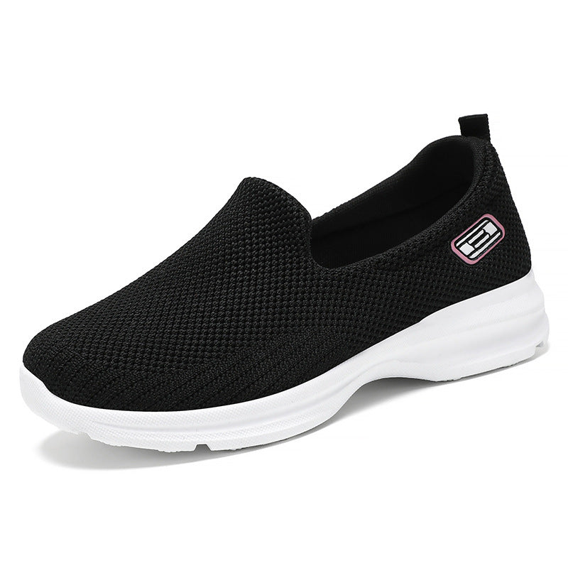 Damen Atmungsaktive Slip-On Laufschuhe mit weichem Innenfutter EB