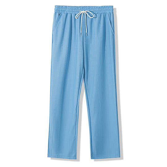 Herren Lässige Freizeithose mit elastischem Bund und verstellbarem Kordelzug EB