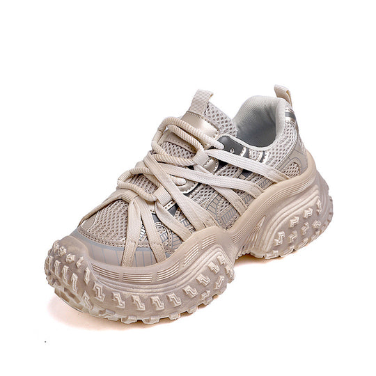 Damen Sportliche Freizeitsneaker mit innovativem Schnürsystem und rutschfester Sohle EB