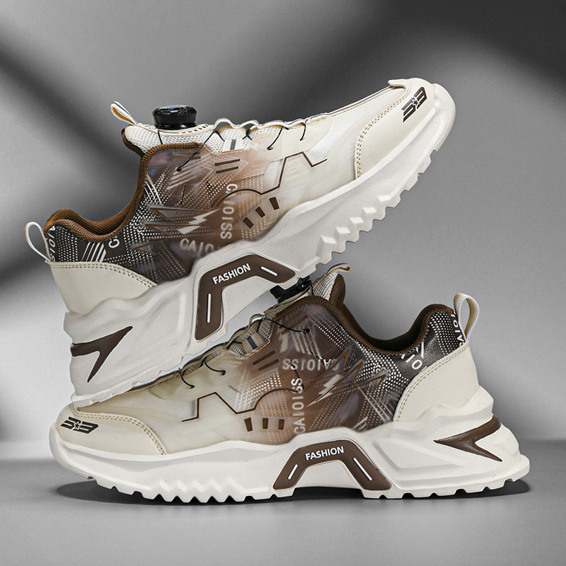 Damen Sportliche Sneaker mit innovativem Schnürsystem und atmungsaktiver Mesh-Oberfläche EB