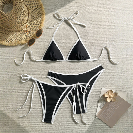 Damen Triangel-Bikini mit eleganter Bindung EB