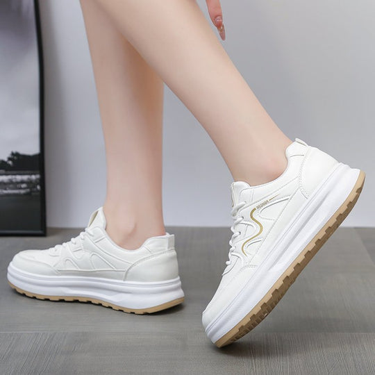 Damen Modische Lauf-Sneaker mit gepolsterter Sohle und sportlichem Design EB