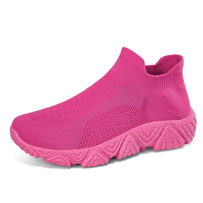 Damen High-Performance Slip-On Sneakers mit atmungsaktivem Design und flexibler Laufsohle EB