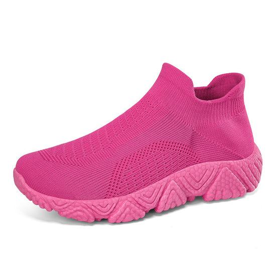 Damen High-Performance Slip-On Sneakers mit atmungsaktivem Design und flexibler Laufsohle EB