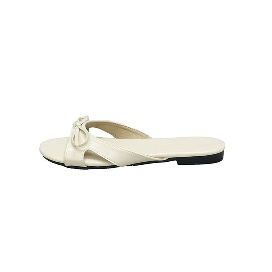 Damen elegante Slipper mit Schleifen-Detail EB