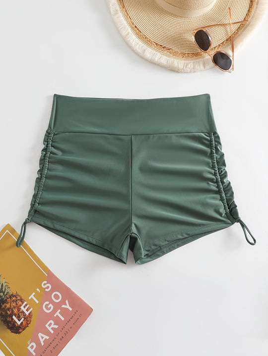 Damen Badeshorts mit verstellbarem Bund EB