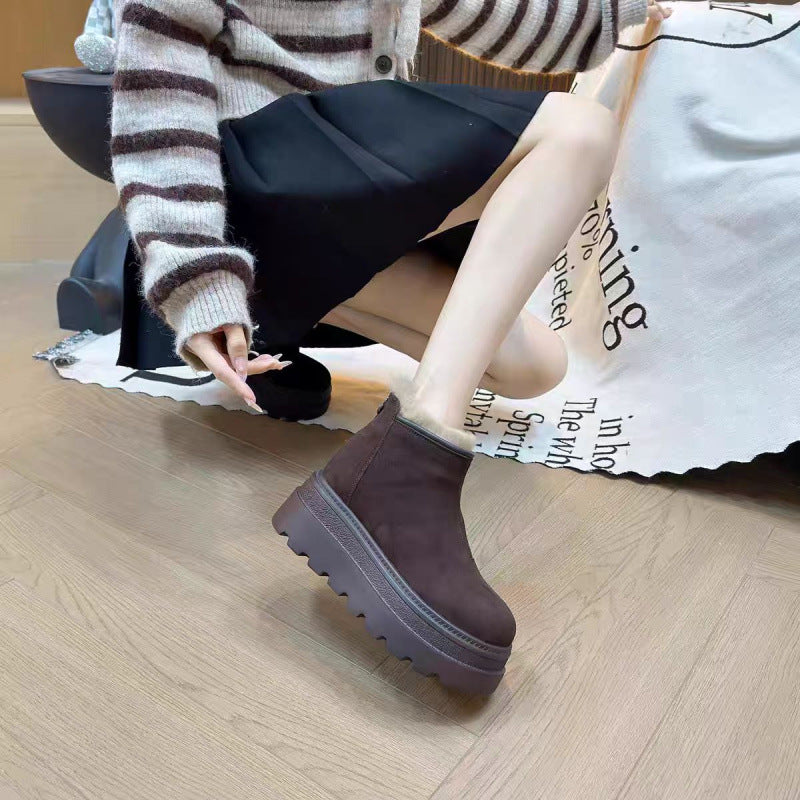 Damen Chunky Plateauschuhe mit hohem Tragekomfort und robustem Design EB