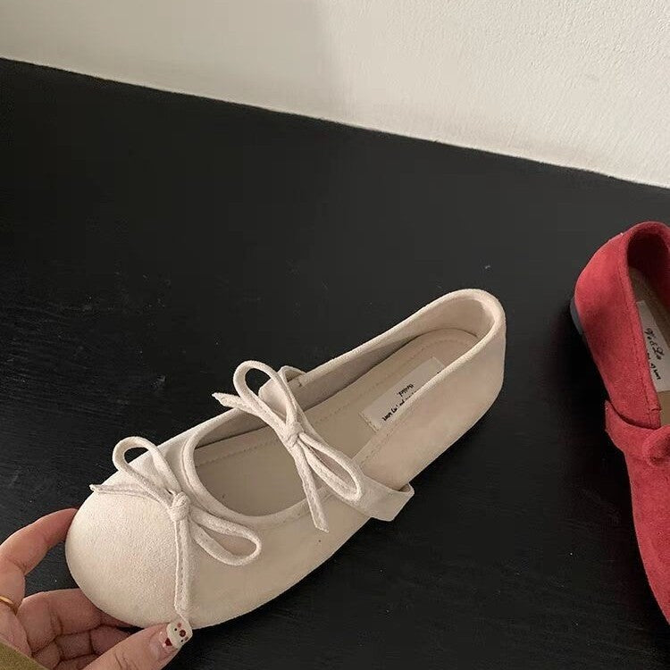 Damen Ballerinas mit verspieltem Schleifen-Design EB