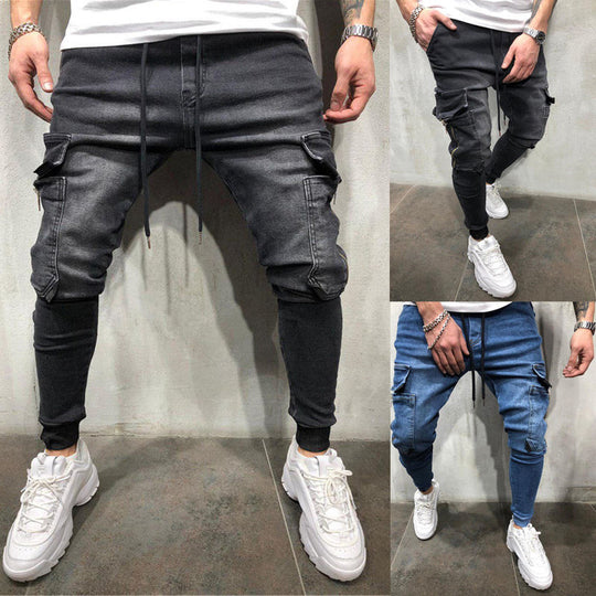 Herren Cargo-Jogginghose mit modischem Slim-Fit Schnitt und praktischen Taschen EB