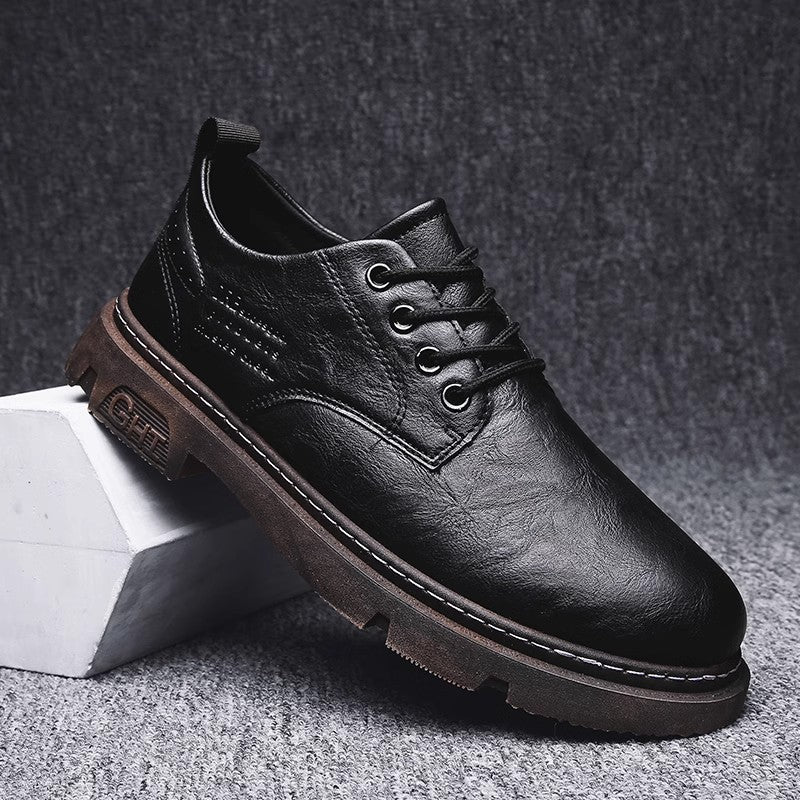 Herren Schnürschuhe aus hochwertigem Leder mit rutschfester Sohle EB