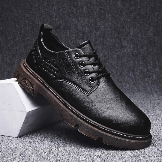 Herren Schnürschuhe aus hochwertigem Leder mit rutschfester Sohle EB
