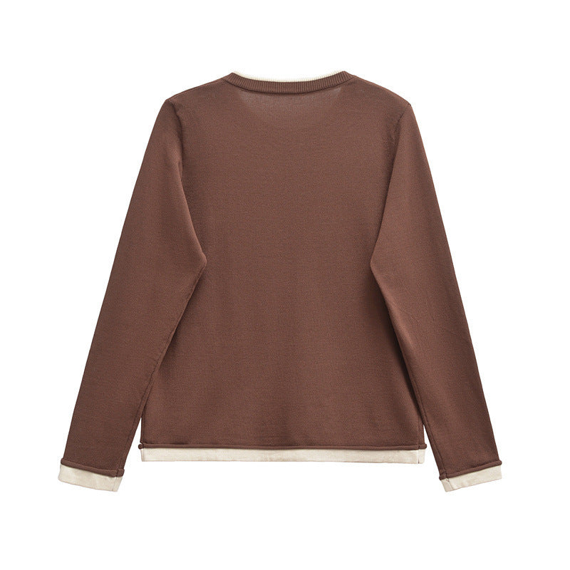 Damen Bequeme Strickjacke mit Taschen EB