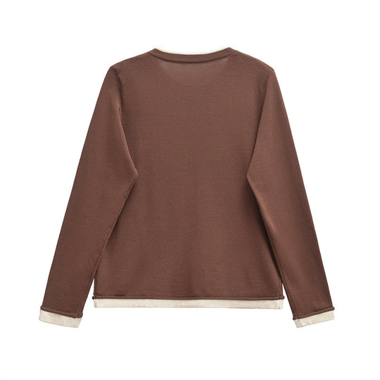 Damen Bequeme Strickjacke mit Taschen EB