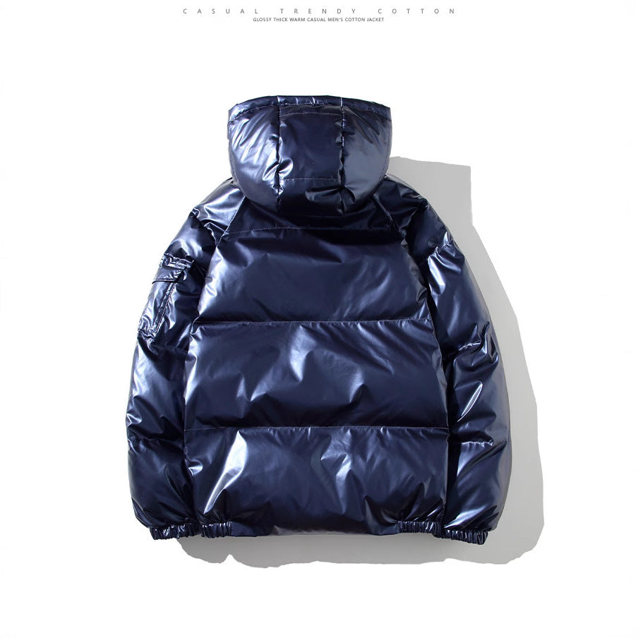 Unisex nan gepolsterte Steppjacke mit Thermoisolierung, Stehkragen und Ärmeltasche EB
