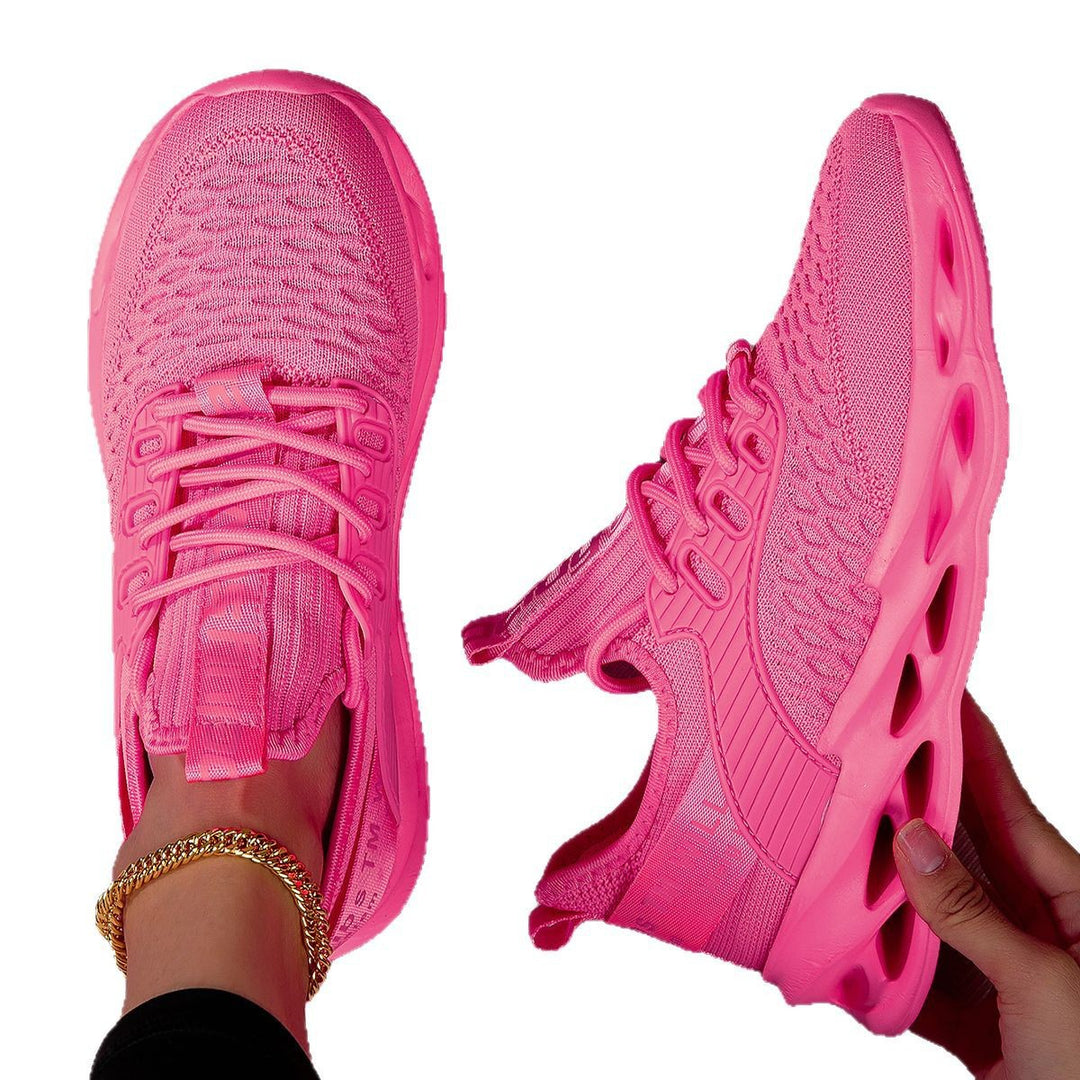 Damen Atmungsaktive Laufschuhe mit elastischem Obermaterial und griffiger Sohle EB
