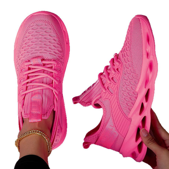 Damen Atmungsaktive Laufschuhe mit elastischem Obermaterial und griffiger Sohle EB
