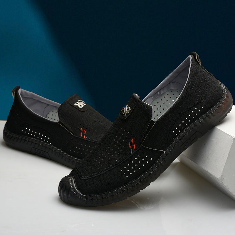 Damen Atmungsaktive Slip-On Freizeitschuhe mit rutschfester Sohle EB