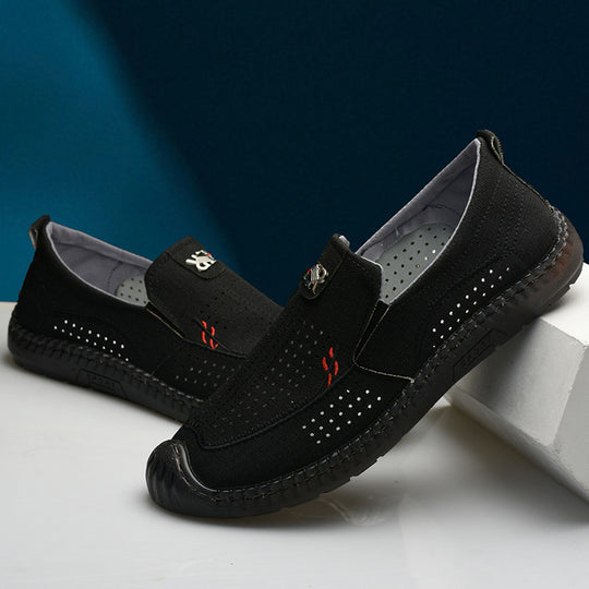 Damen Atmungsaktive Slip-On Freizeitschuhe mit rutschfester Sohle EB