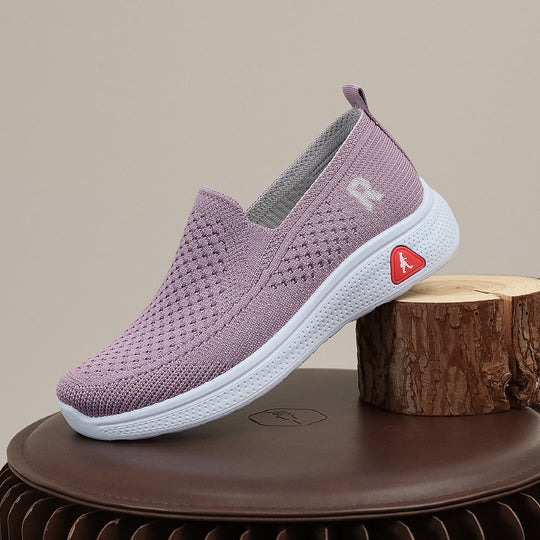 Damen Atmungsaktive Slip-On Freizeitschuhe mit rutschfester Sohle EB