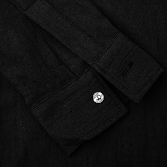 Herren Langarmhemd mit strukturiertem Stoff und praktischem Brusttasche EB
