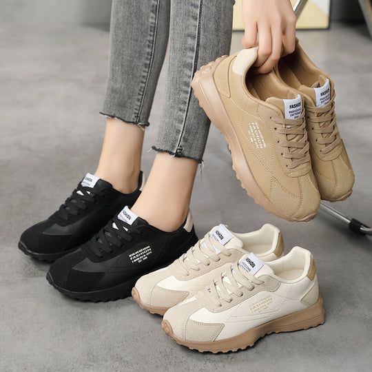 Damen Modische Sneaker mit atmungsaktiver und stoßdämpfender Sohle EB