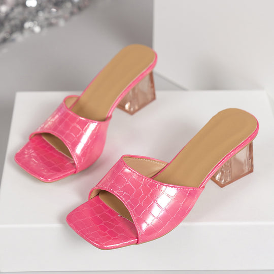 Damen Glamouröse Absatzsandalen EB