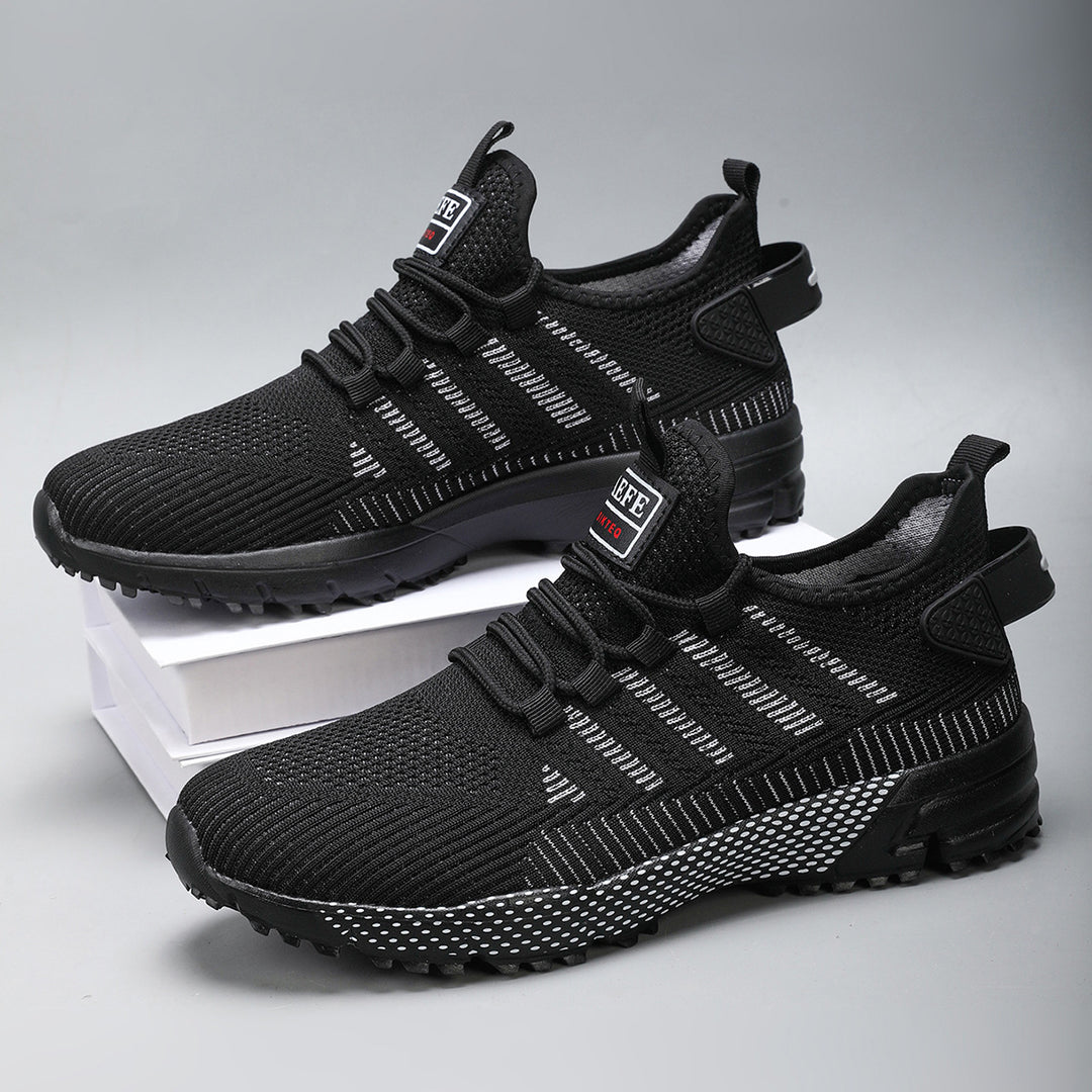 Damen Sportliche luftige Sneakers mit dämpfender Sohle EB