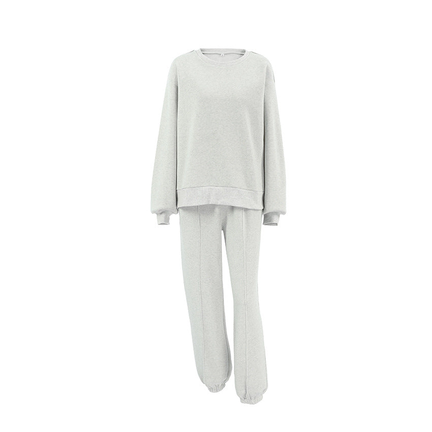 Damen Oversized Sweatshirt und Jogginghose Set EB