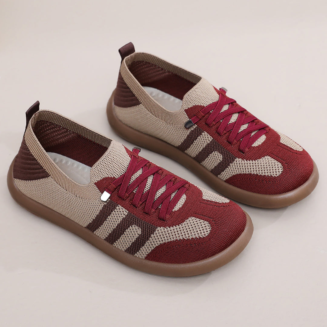 Damen Fitness-Sneaker mit atmungsaktivem Mesh-Obermaterial und rutschfester Sohle EB