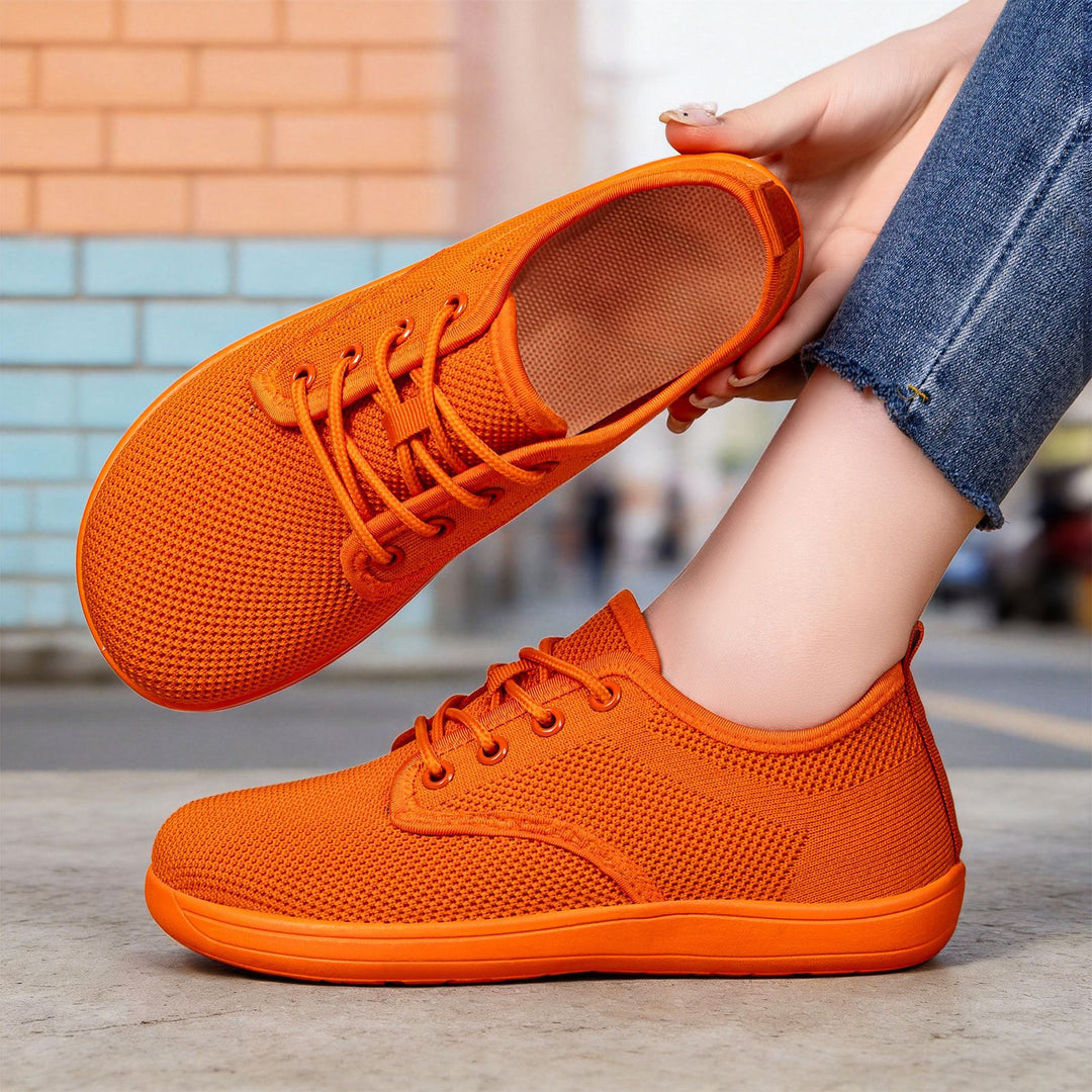 Damen Leichte und atmungsaktive Schnürschuhe mit flexiblem Obermaterial EB