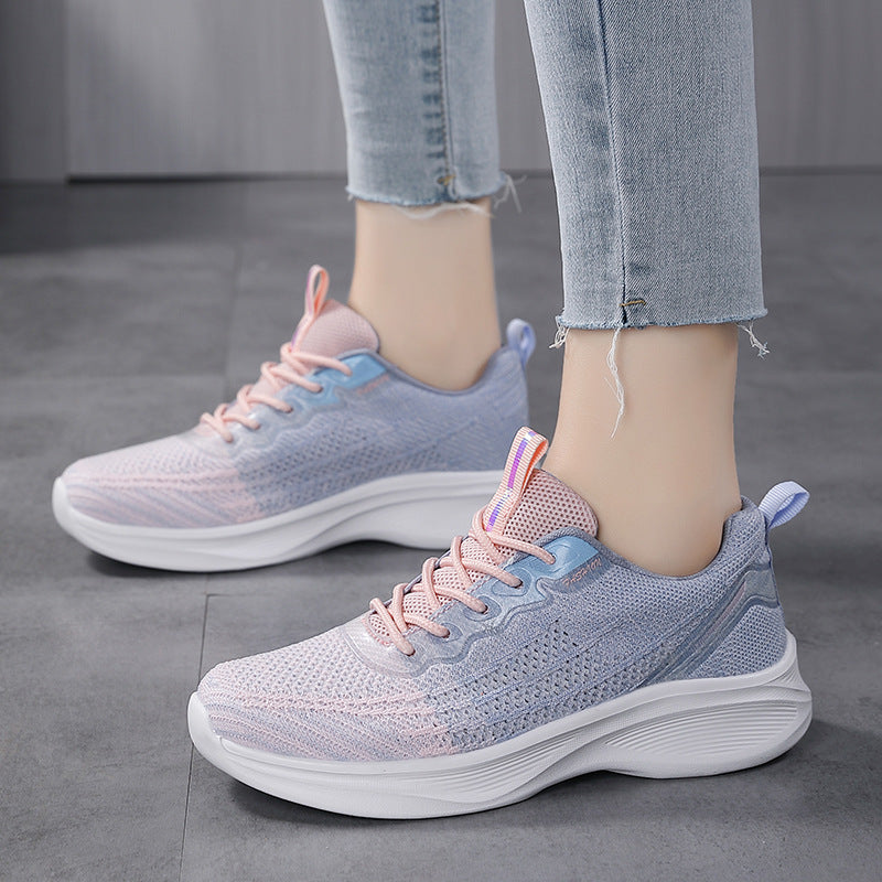 Damen Sportliche Laufschuhe mit atmungsaktiver Mesh-Konstruktion und bequemer Dämpfung EB