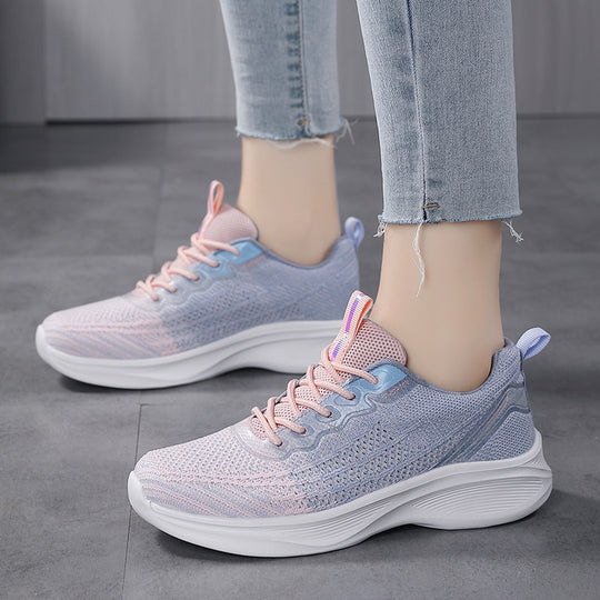 Damen Sportliche Laufschuhe mit atmungsaktiver Mesh-Konstruktion und bequemer Dämpfung EB