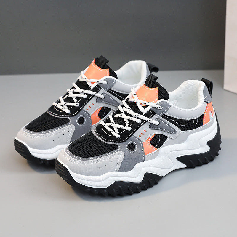Damen Sportliche Sneakers mit atmungsaktiver Netzstruktur und griffiger Sohle EB