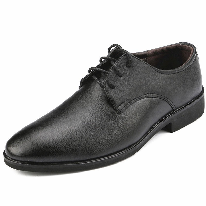 Herren Elegante Business Schnürschuhe mit hochglänzender Oberfläche und bequemer Innensohle EB