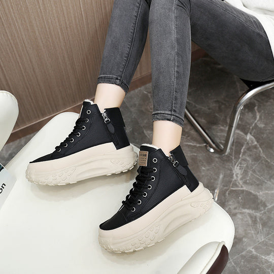 Damen Hohe Sneakers mit gepolstertem Innenfutter und strapazierfähigem Obermaterial EB