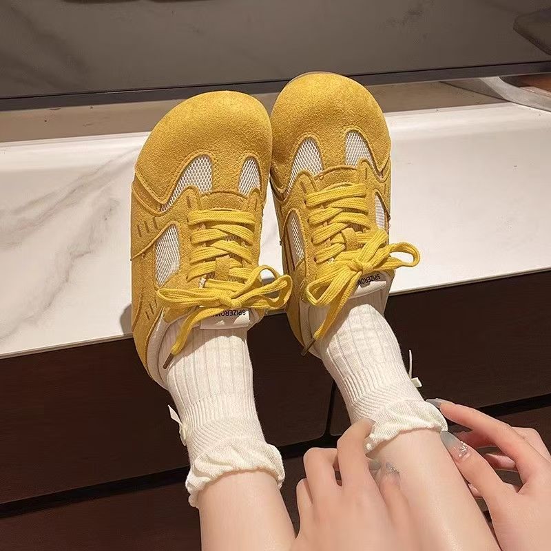Damen Sportliche Freizeitschuhe mit atmungsaktiver Netzstruktur und gepolstertem Fußbett EB