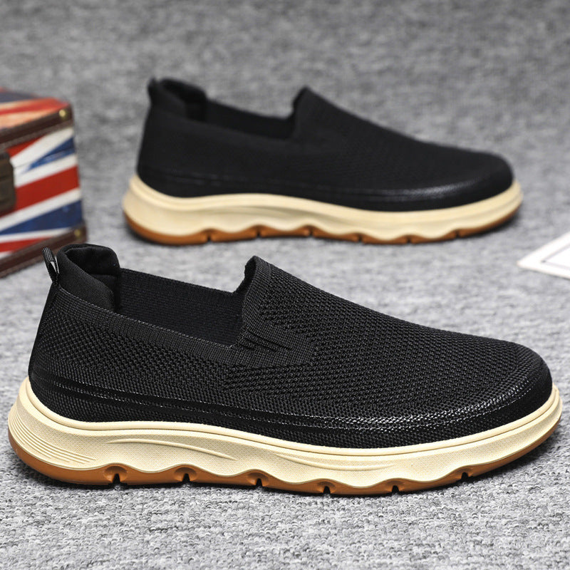 Damen Atmungsaktive Slip-On Sneakers mit gepolsterter Sohle EB