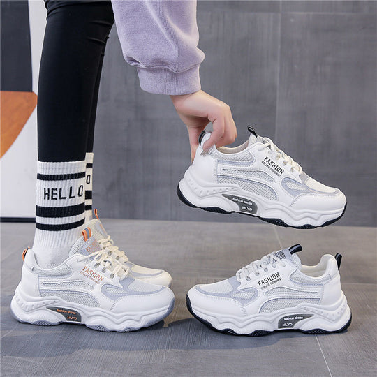 Damen Sportliche Sneakers mit atmungsaktivem Obermaterial und dämpfender Sohle EB