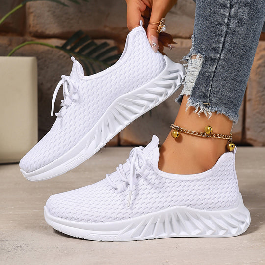 Damen Sportliche Atmungsaktive Sneakers mit flexiblem Sohlenkonzept EB