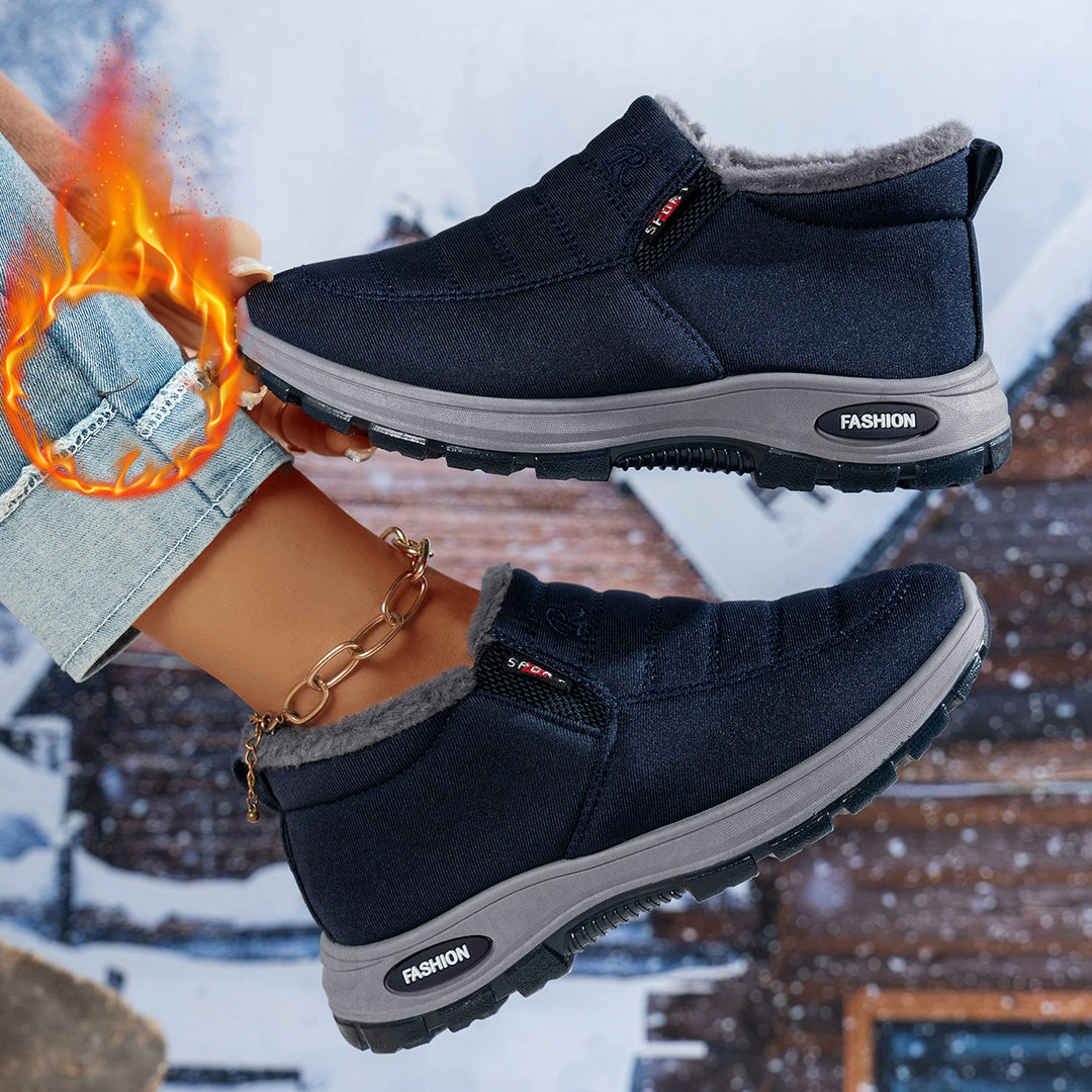 Damen Gemütliche Warmfutter-Stiefel im modernen Design EB