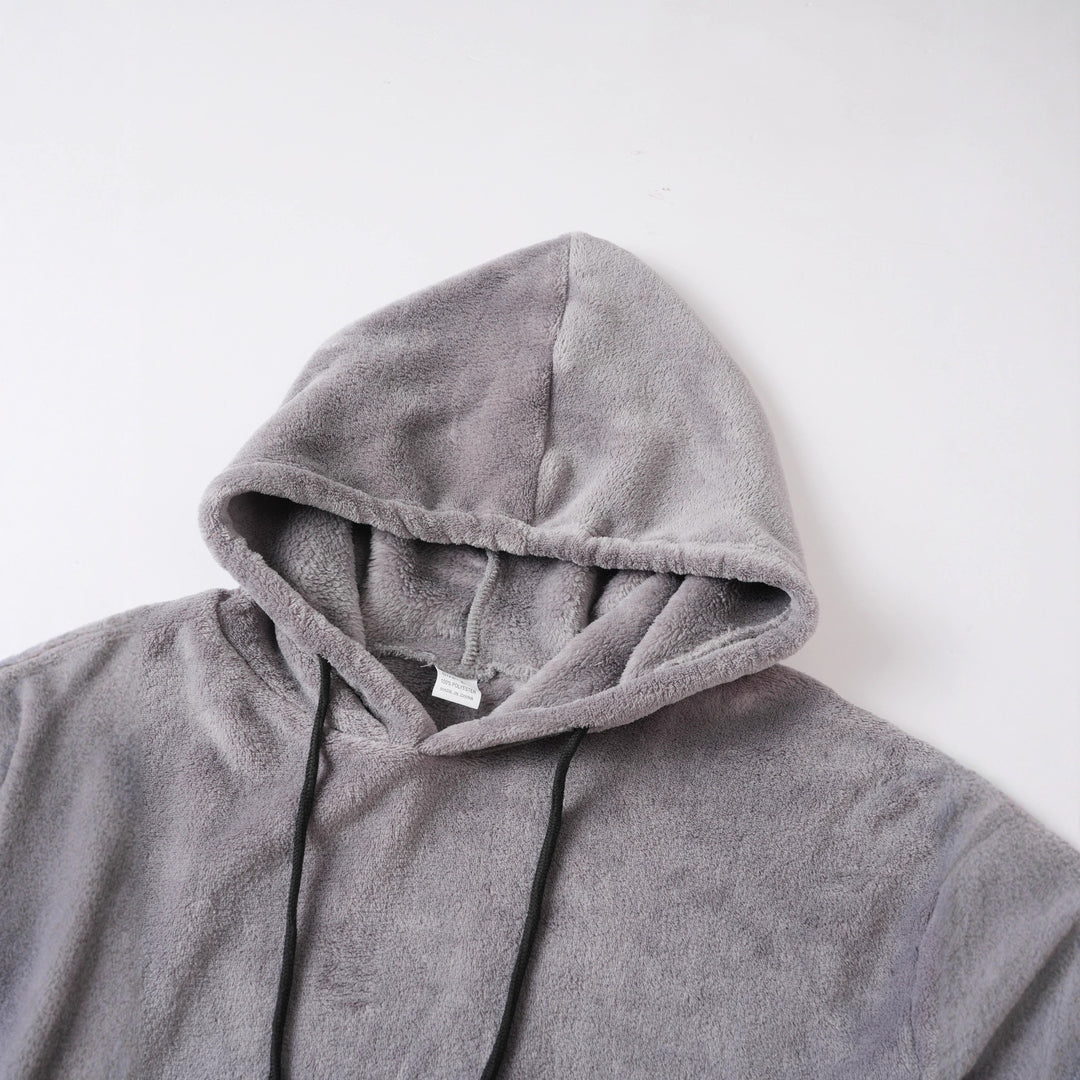 Herren kuscheliges Kapuzensweatshirt aus weichem Fleece EB