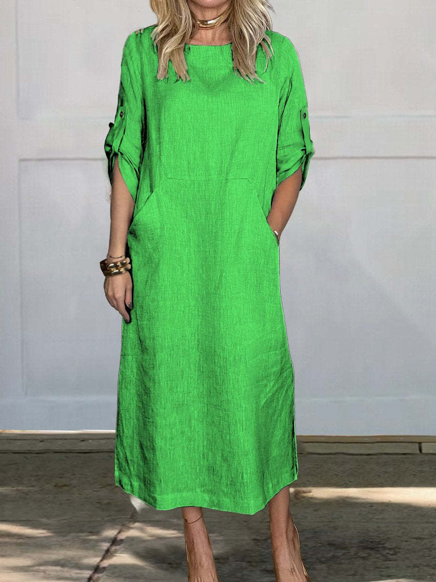 Damen Leichte Sommerkleid EB