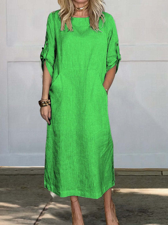 Damen Leichte Sommerkleid EB