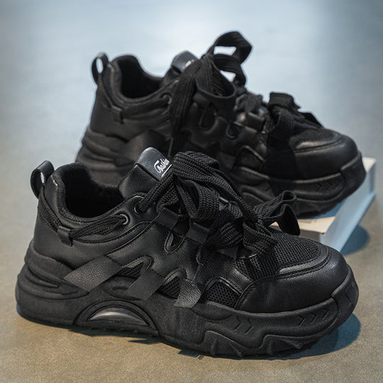 Damen Sportliche Sneakers mit atmungsaktivem Mesh-Obermaterial und robustem Sohlenprofil EB