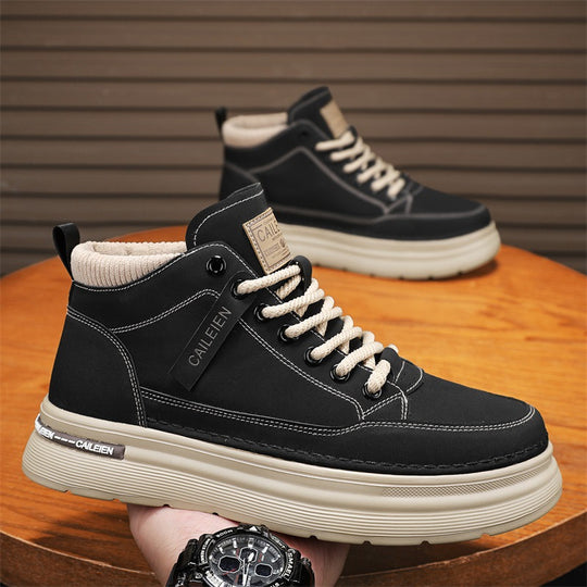 Damen Hohe Sneakers mit weichem Innenfutter und rutschfester Sohle EB