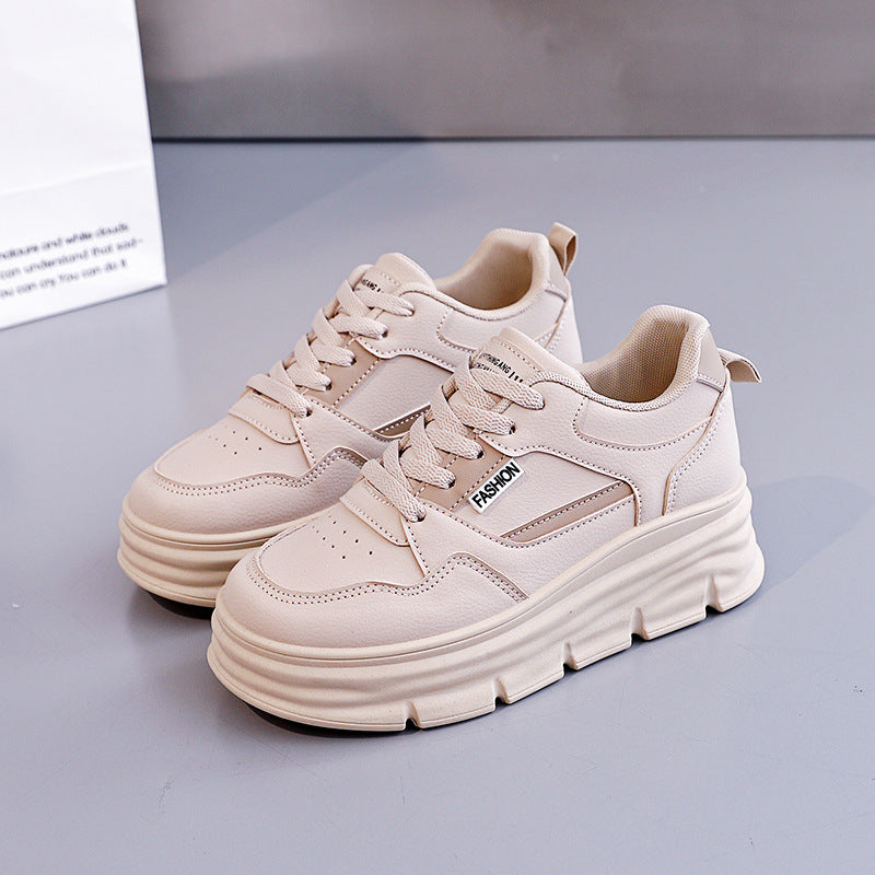 Damen elegante Chunky Sneakers mit dämpfendem Fußbett EB