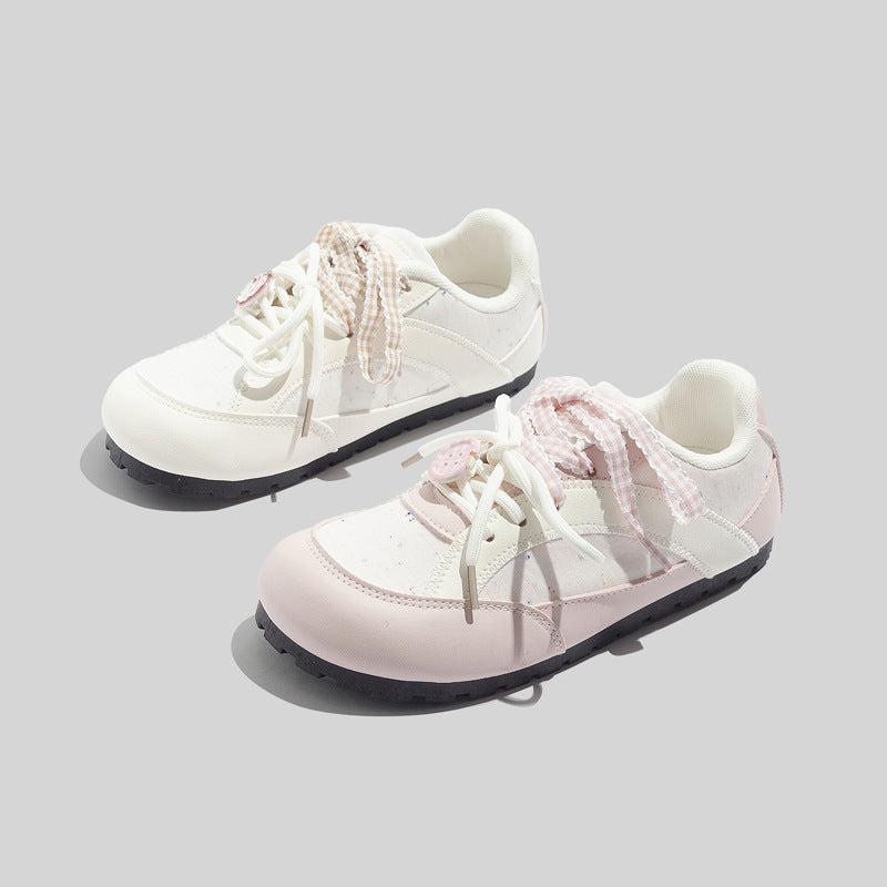 Damen Freizeit-Sneaker mit verspieltem Design und atmungsaktiver Oberflächenstruktur EB