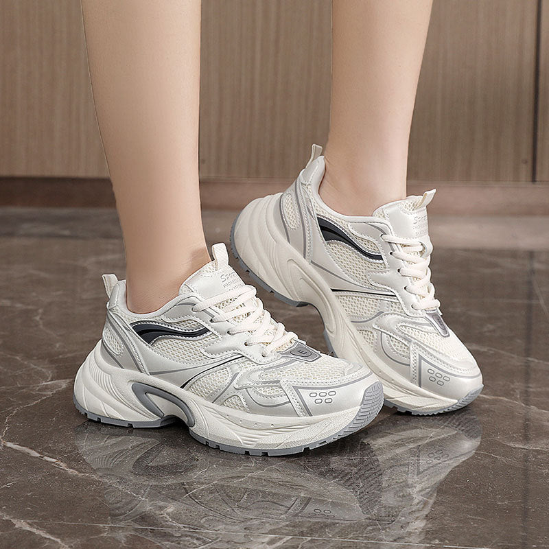 Damen Laufschuhe mit atmungsaktivem Obermaterial und stoßdämpfender Sohle EB