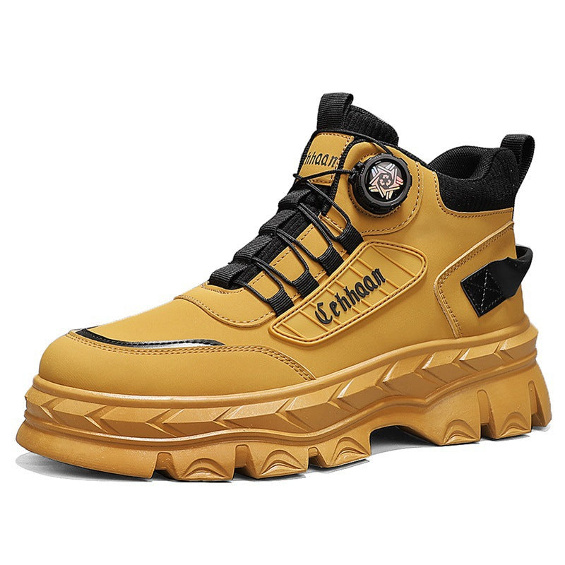 Damen Modische hohe Sneakers mit robustem Obermaterial und rutschfester Sohle EB