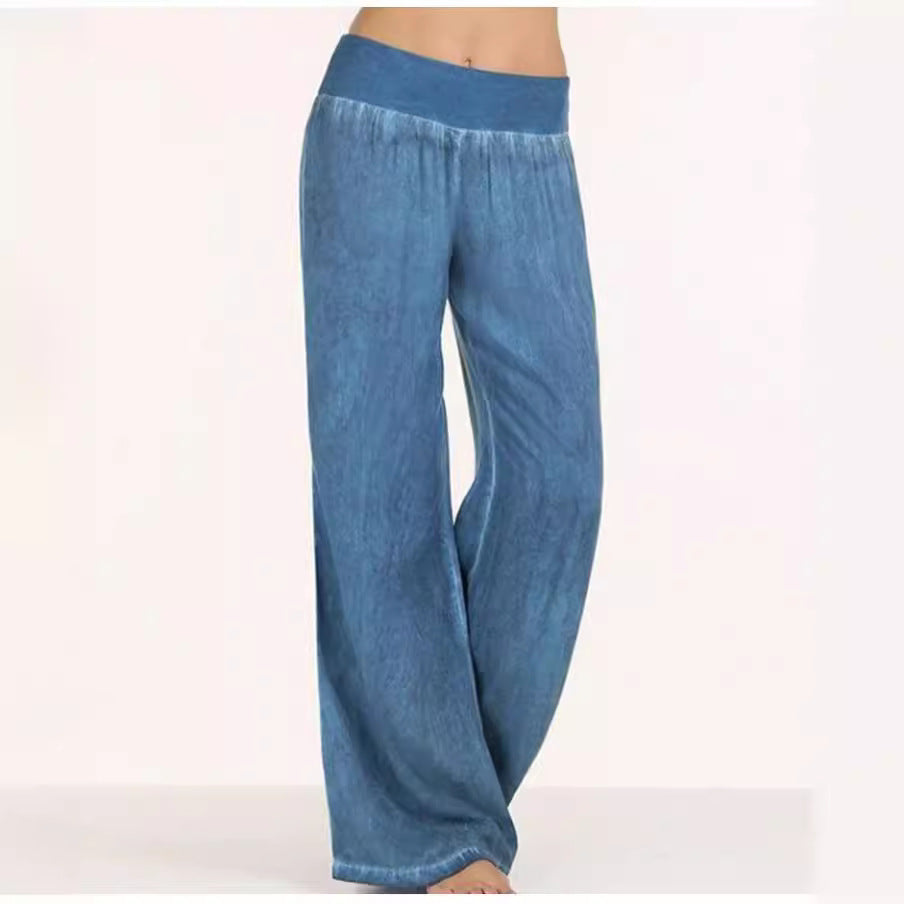 Damen lässige Weite Hose EB